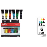 Artix acrylic paint set - 6pcs x 35ml