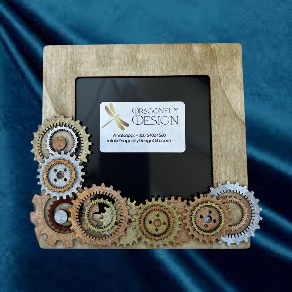 Steampunk picture frame