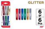 Mini Glitter Glue 6 pcs