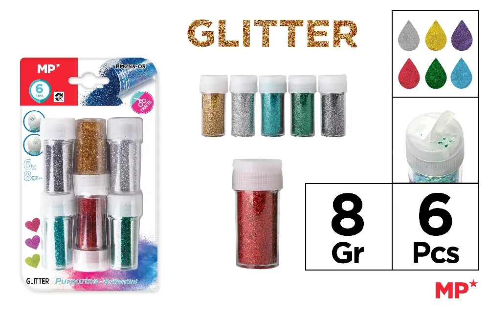 glitter shaker pack