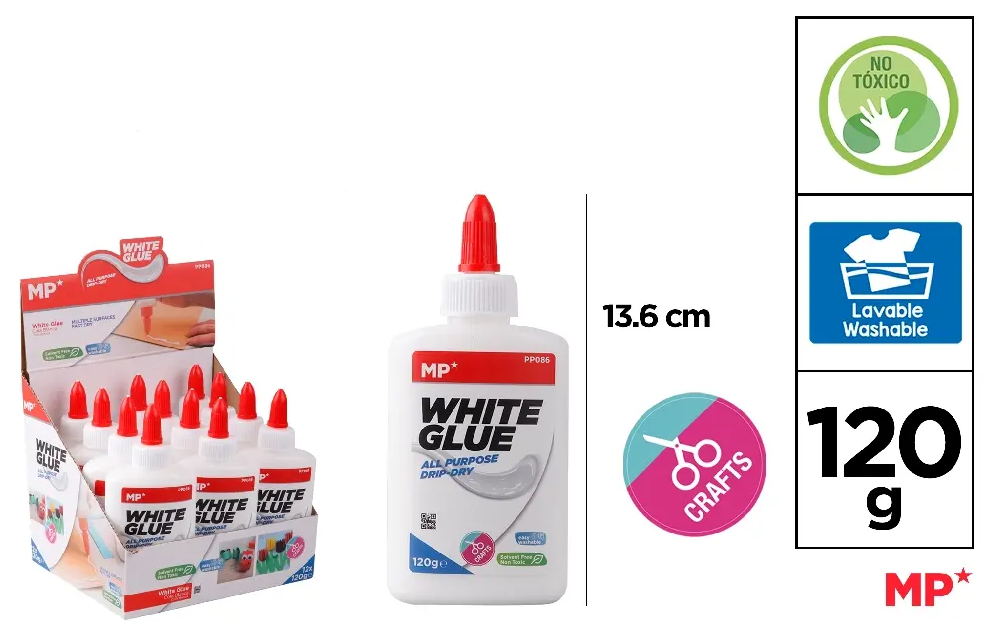 MP PVA white Glue 120g for crafts or slime