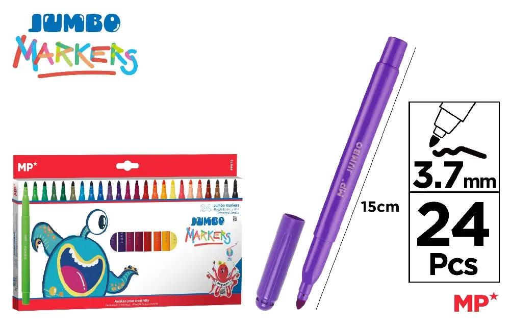 Artix Jumbo markers 24pcs