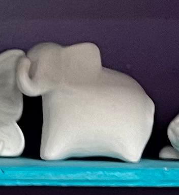 P225- CERAMIC BLANK - SIMPLE ELEPHANT