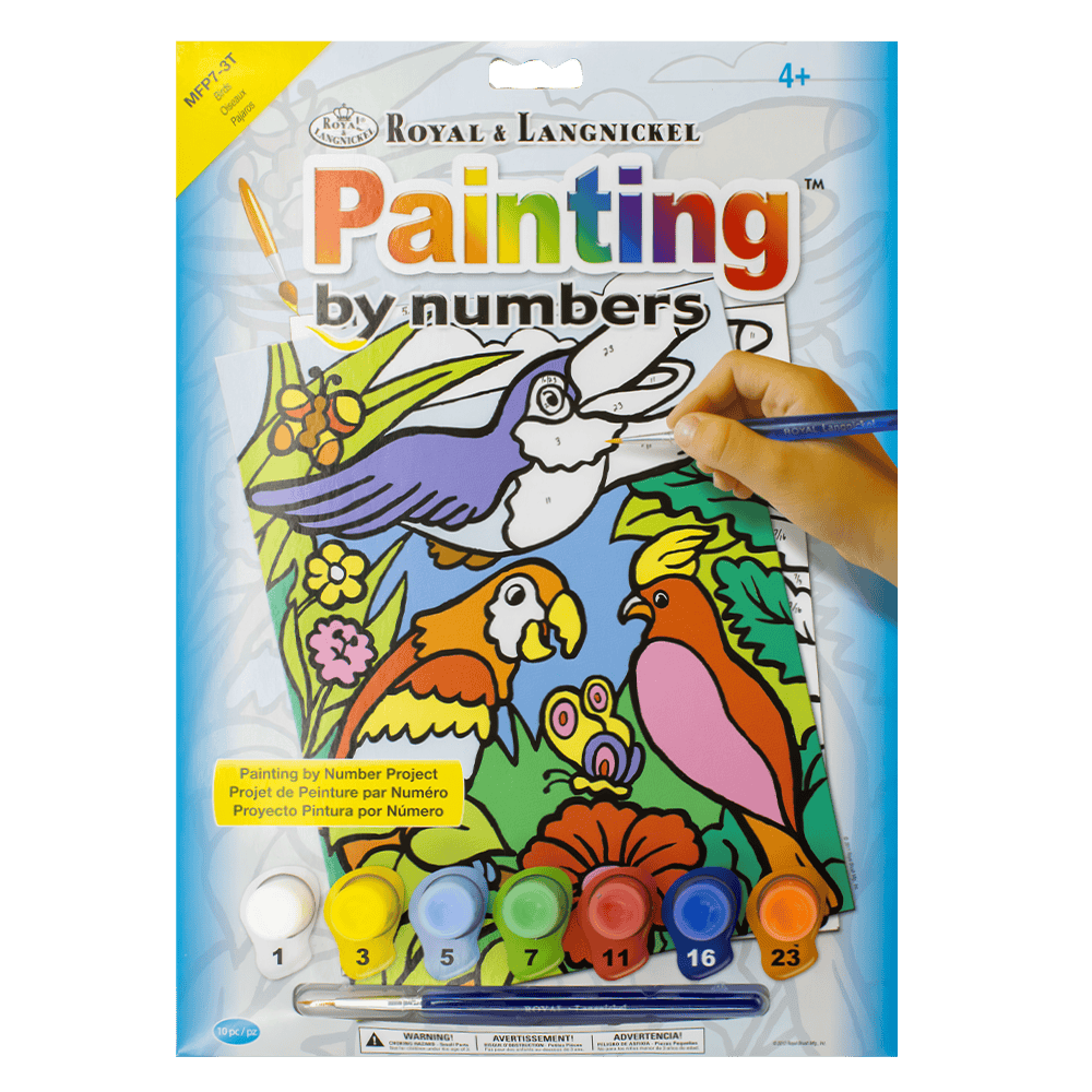 Paint by numbers Kids - Birds