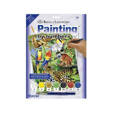 Paint by numbers Kids - jungle scene