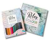 Relax colouring books