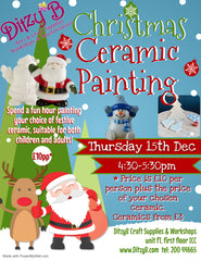 Christmas Ceramic Painting - 15th Dec