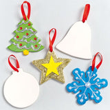 Ceramic XMAS flat HANGING