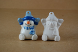 Ceramic snowman 3D